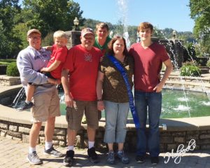 Karla Peters and family